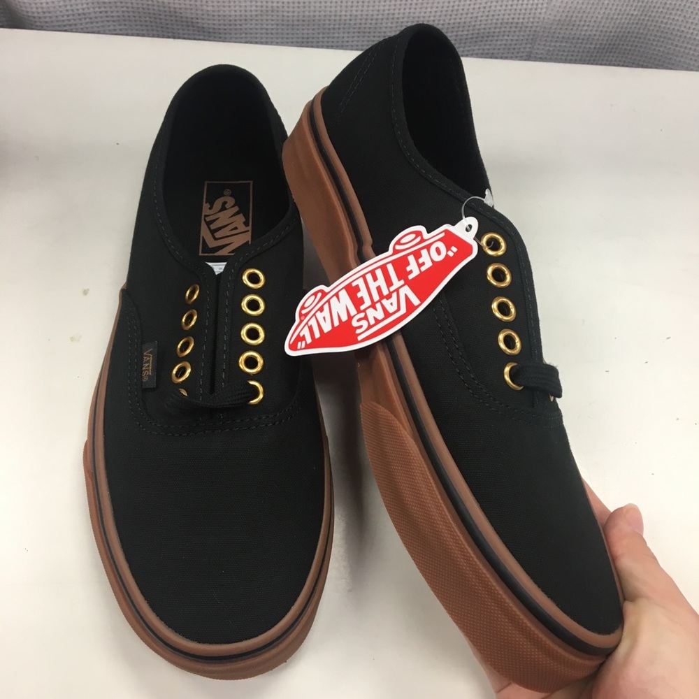 Men’s Vans Authentic Black/Rubber